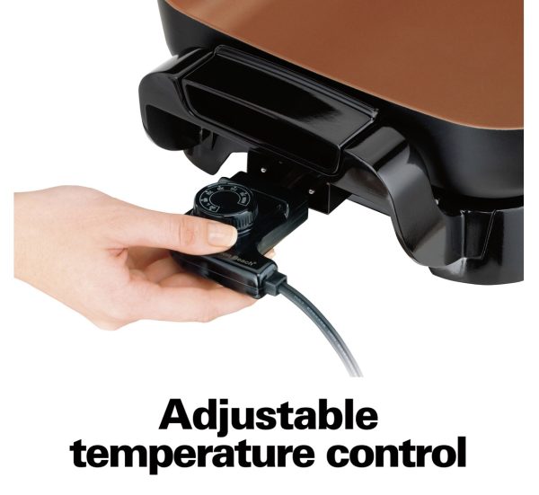 HAMILTON BEACH ELECTRIC SKILLET W/ GLASS LID » BarGAINSjam