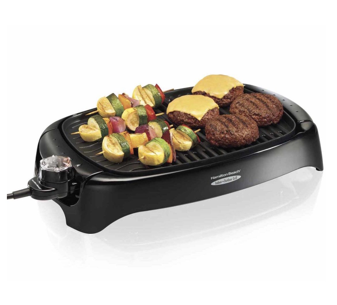 HAMILTON BEACH ELECTRIC SMOKELESS INDOOR/OUTDOOR GRILL » BarGAINSjam