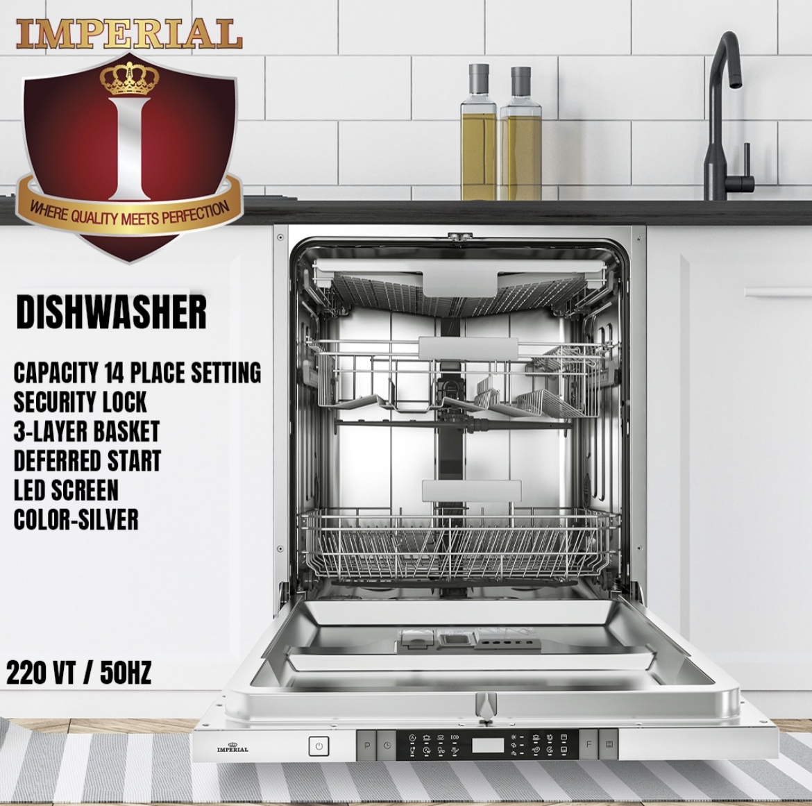 IMPERIAL ULTIMATE LUXUARY DISHWASHER ( 220 VT / 50HZ ) » BarGAINSjam