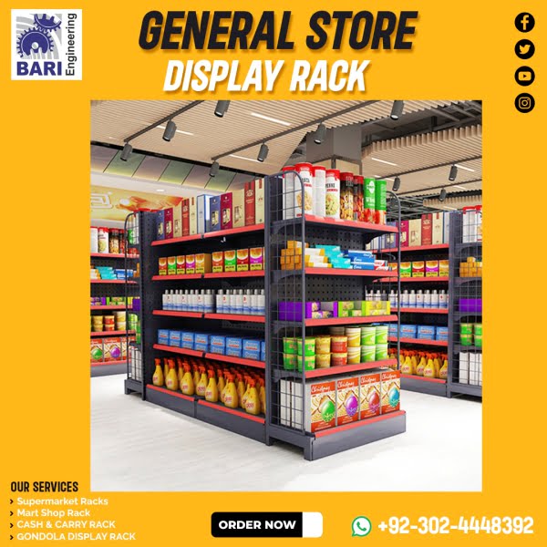 General Store Rack Supermarket Display Racks