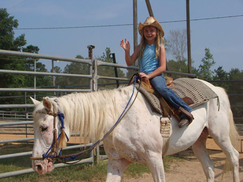 Horse Riding Lessons at Bar J Ranch Calion Arkansas El Dorado Area