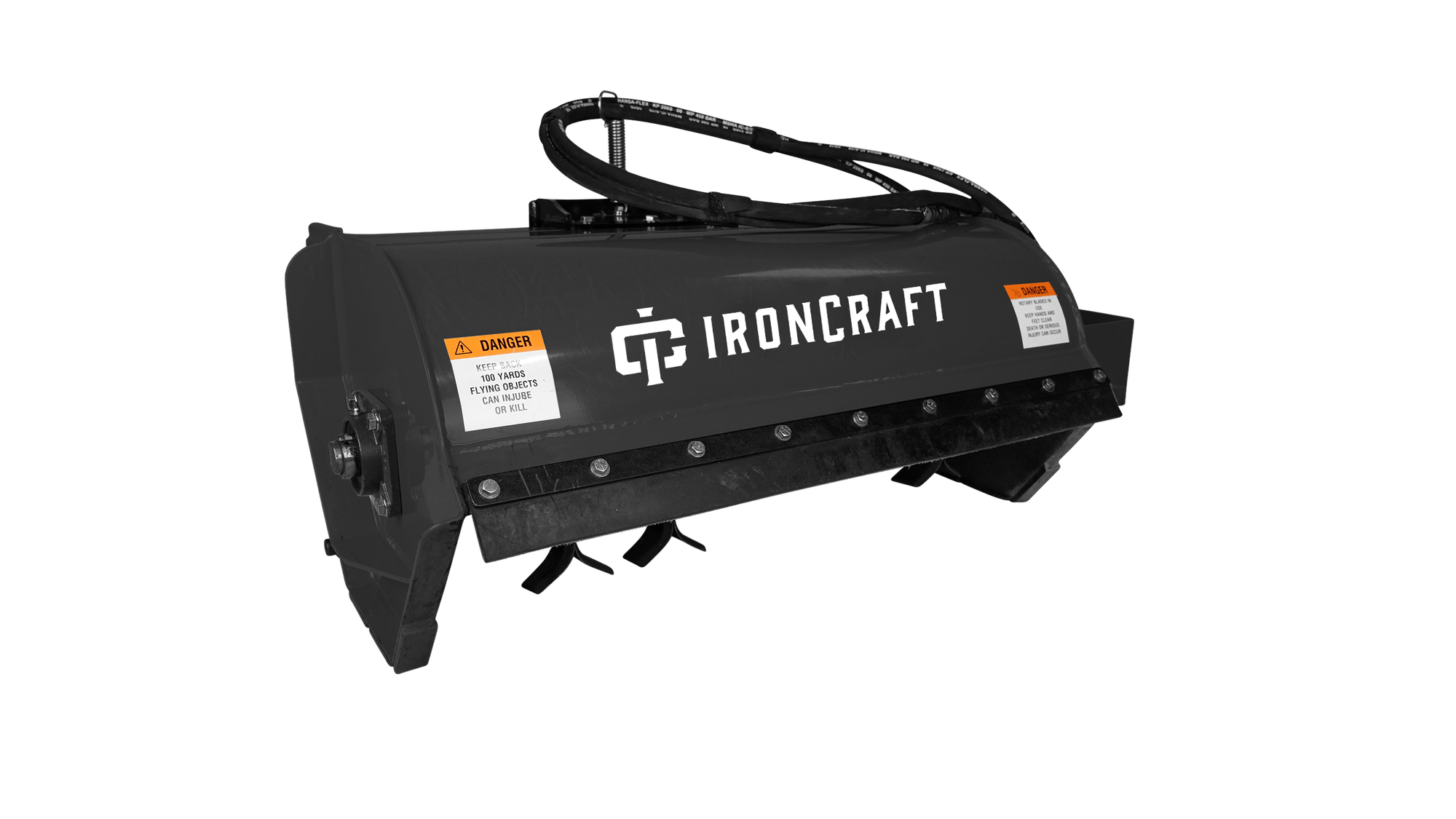 Ironcraft Sidewinder Mini Skid Steer Flail Mower Barker's Equipment