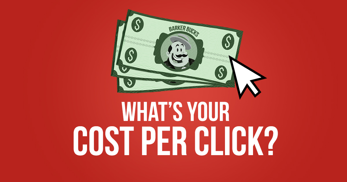 Social media ads cost What’s a Good Cost Per Click? Barker social