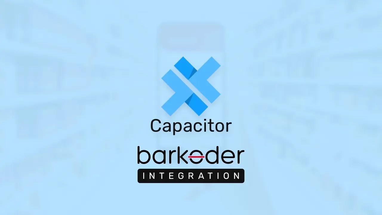Installing barKoder Barcode Scanner SDK Capacitor plugin