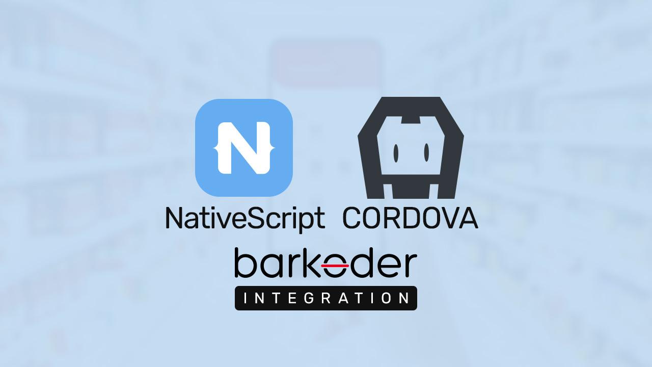 Barcode Scanner SDK for Cordova and NativeScript barKoder