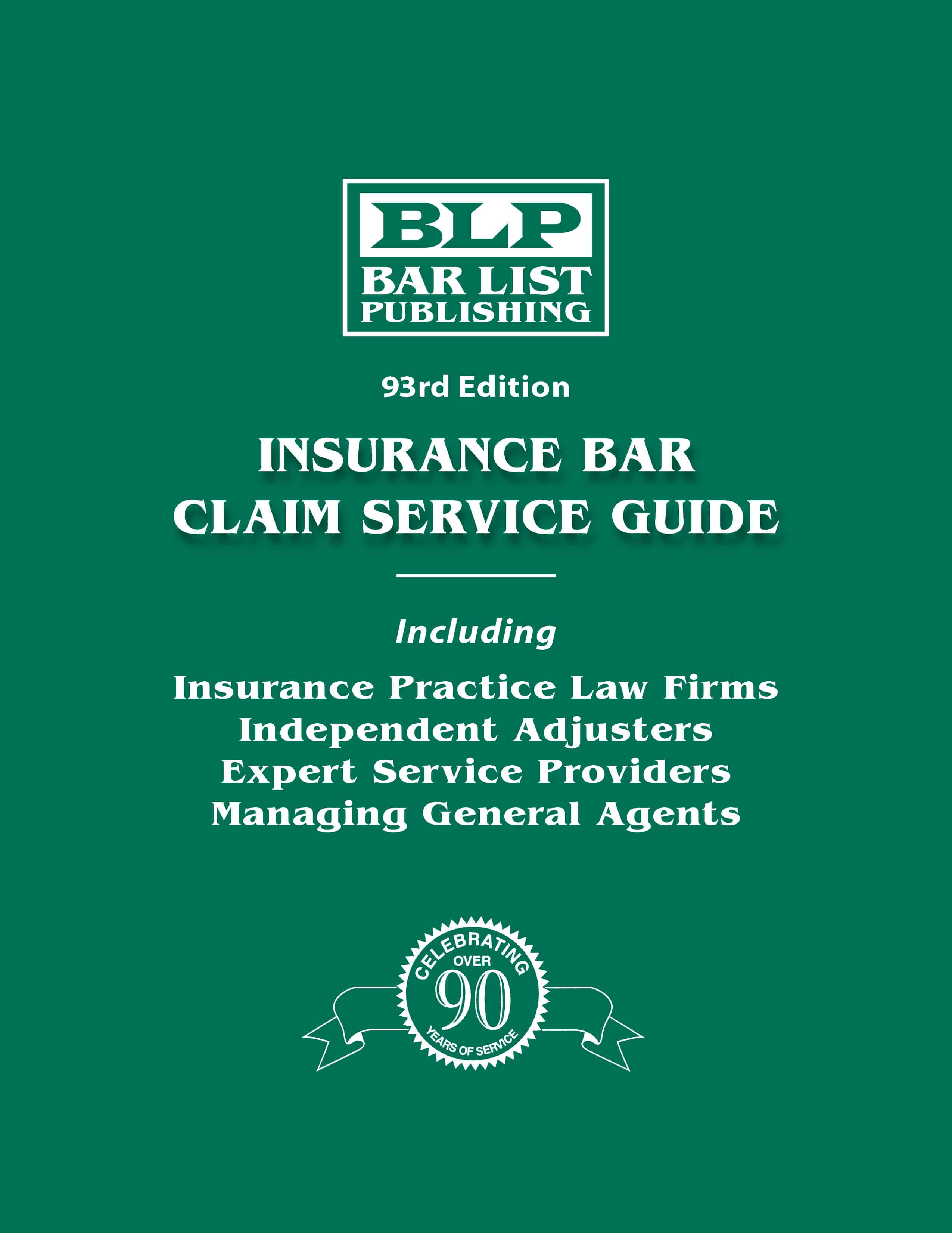 Directories for Insurance Agents, Attorneys, Adjusters & Experts Bar