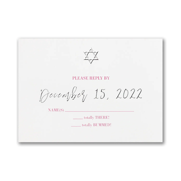 Fresh Edict Bat Mitzvah Invitation Bar Mitzvah invitations