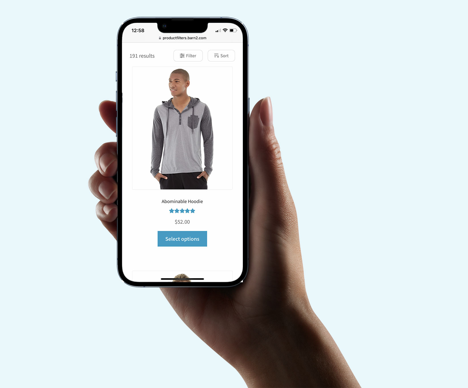 How do the filters work on mobile devices?