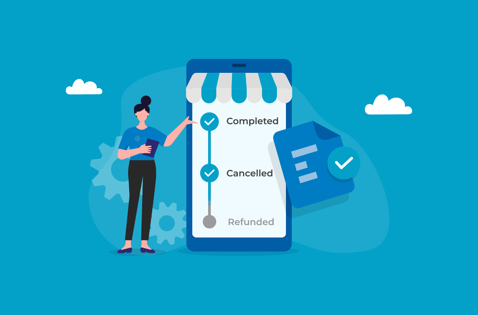 Changing Order Status Step by Step