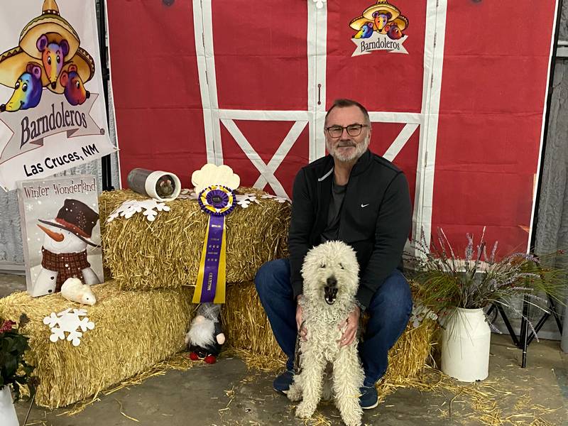 Ranger gets his Ratch Barndoleros Barn Hunt Club of Las Cruces, NM