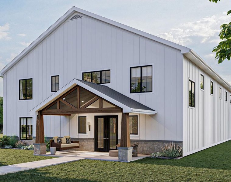 2story Country House Barndo Plan 70549MK