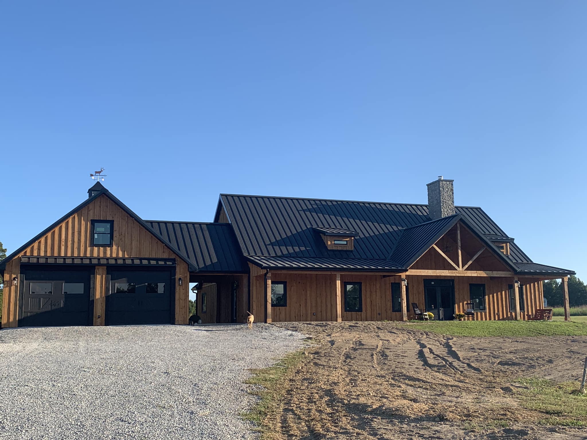 Rustic Luxury Unveiled TG Sayre's Kentucky Barndominium With Cabinlike Features & Natural