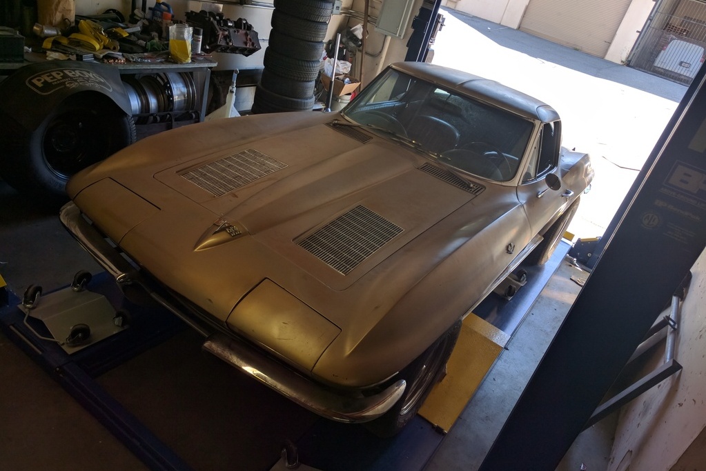 Stored Split Window 1963 Corvette Survivor