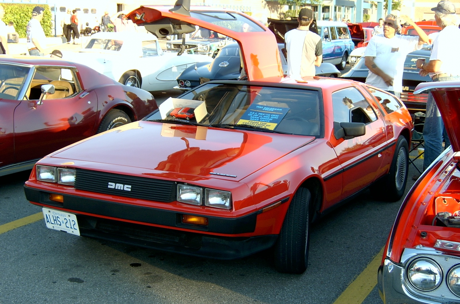 Rare in Red 1981 Delorean DMC12 Barn Finds