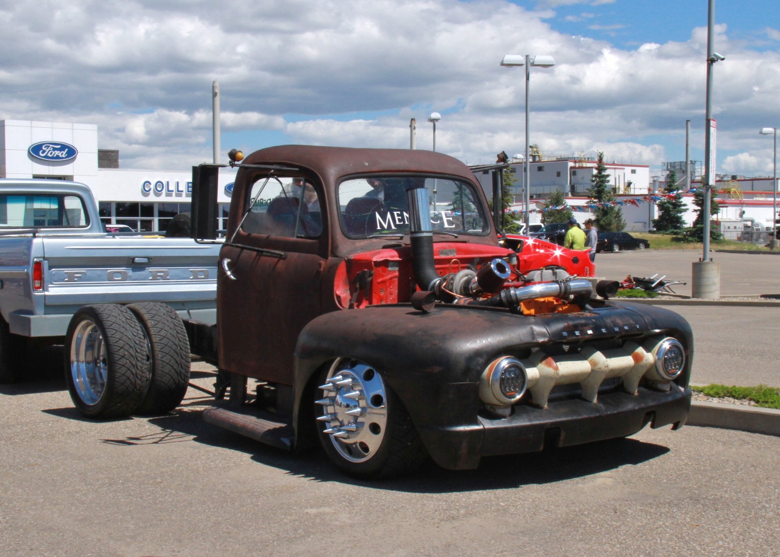 3 Cylinder AirCooled Diesel 1950 Ford Hot Rod Truck
