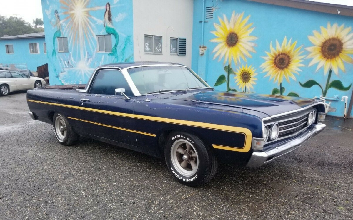 Just Needs Paint? 1969 Ford Ranchero 351 Barn Finds