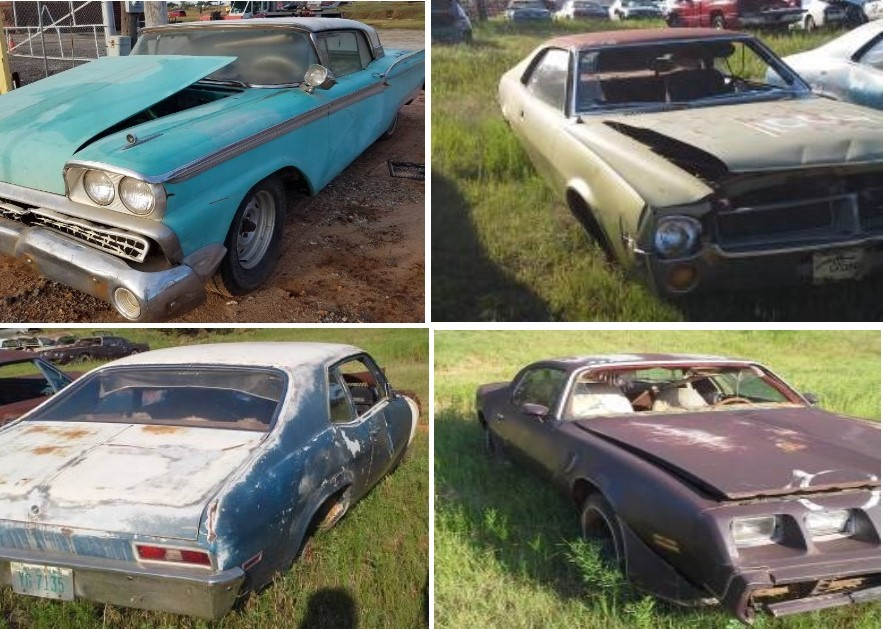 Impound Lot Sale Chickasha Car Farm Barn Finds