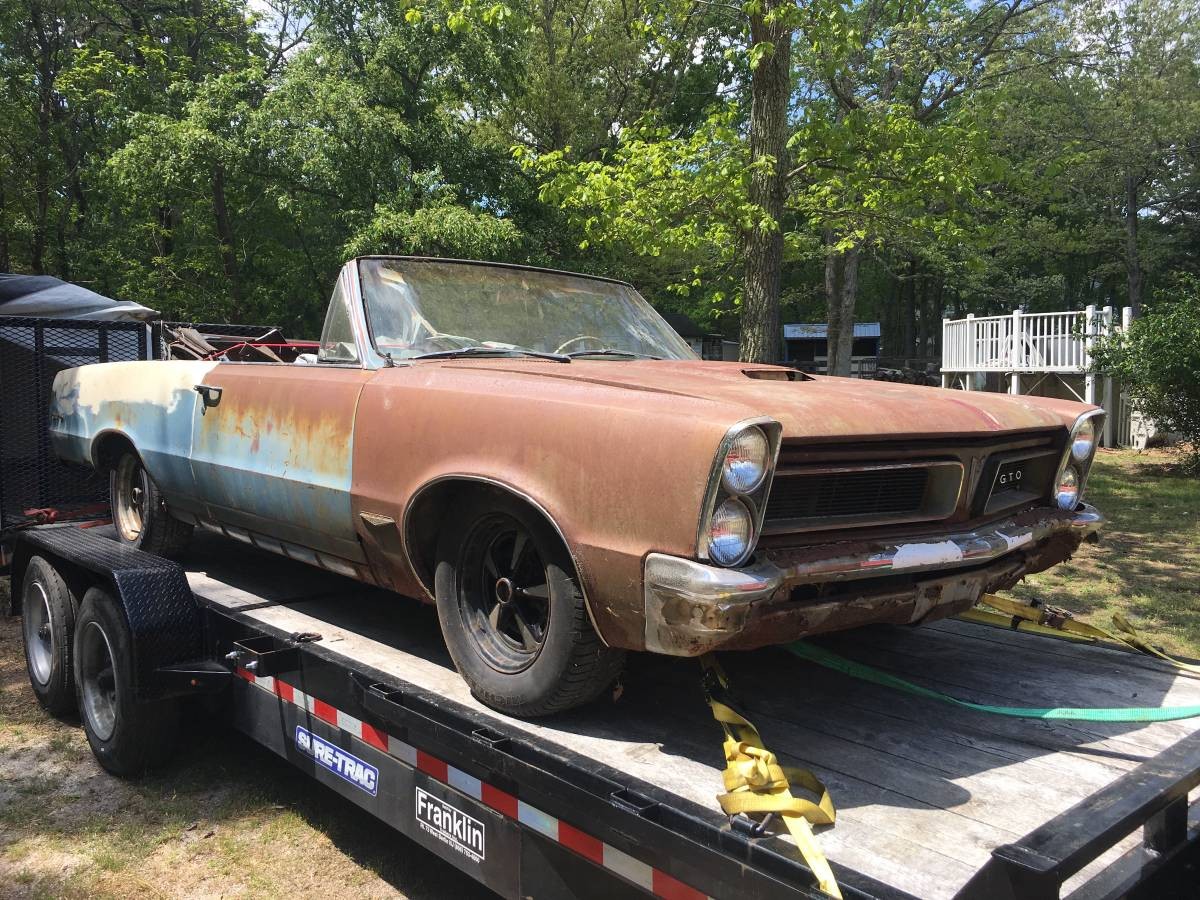 Stalled Restoration 1965 Pontiac GTO Convertible