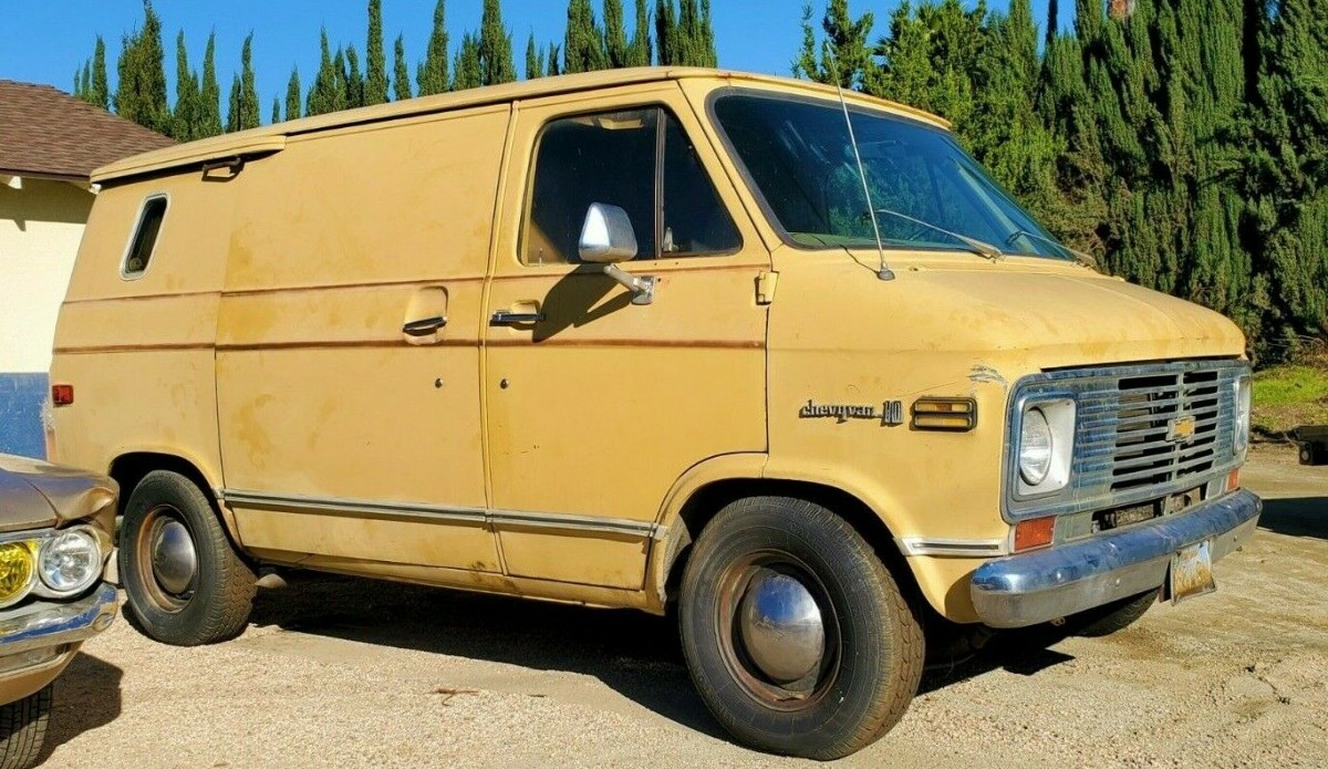 Cheap Conversion Van 1974 Chevy G10 Barn Finds