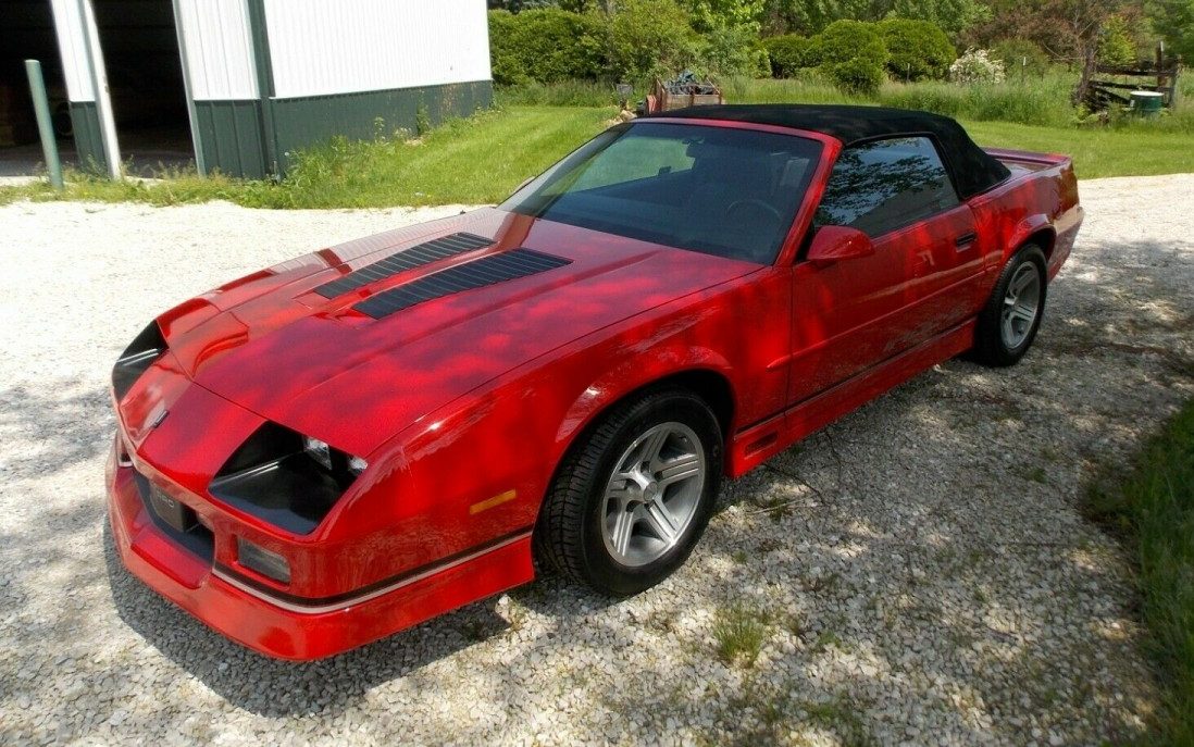 557 Original Miles! 1990 Chevrolet Camaro IROC Convertible