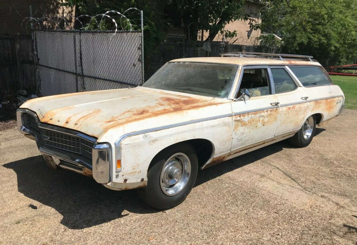 BigBlock Project 1969 Chevrolet Kingswood Estate Wagon Barn Finds