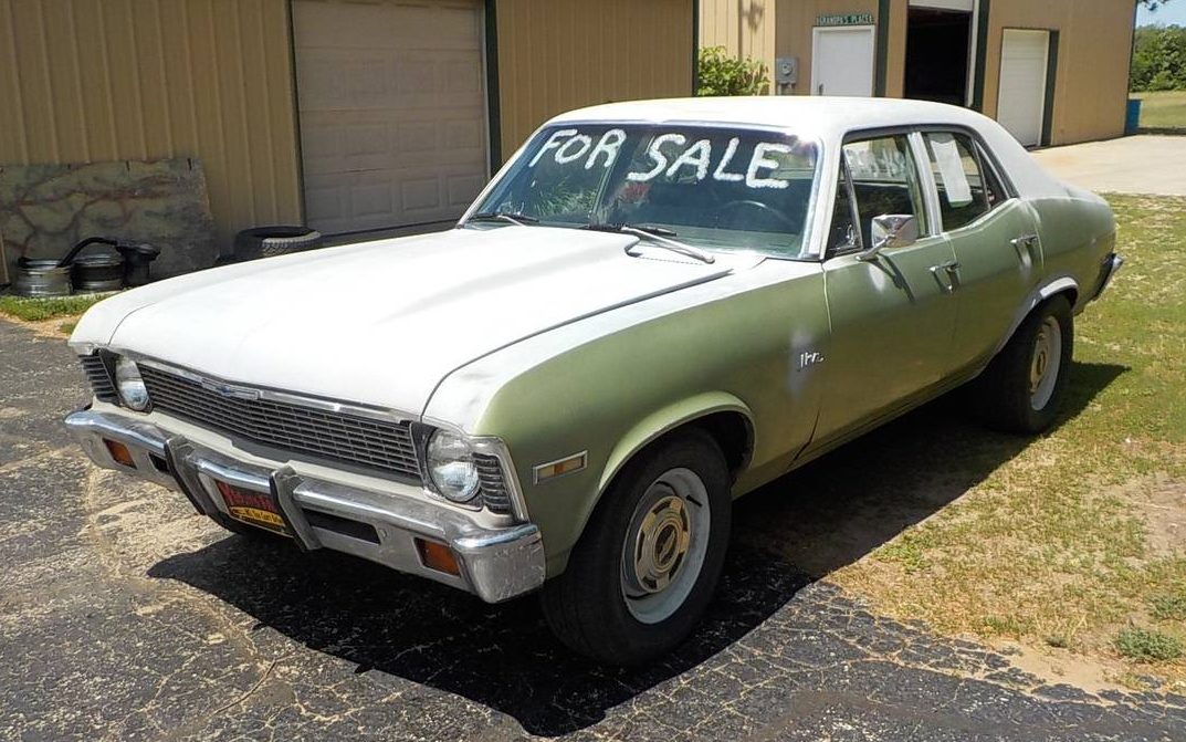 408 V8 Sleeper! 1970 Chevrolet Nova Barn Finds