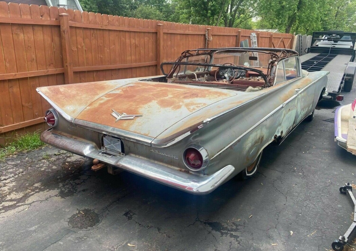 Stored 38 Years 1959 Buick LeSabre Convertible Barn Finds