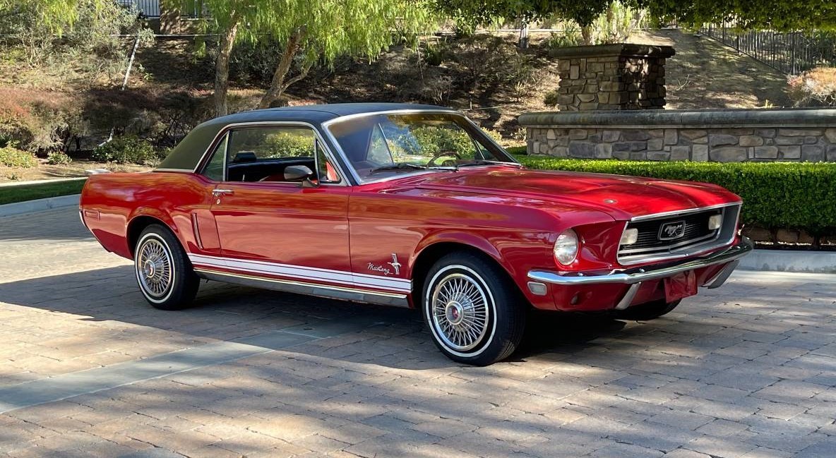 Candy Apple Red Survivor 1968 Ford Mustang Barn Finds