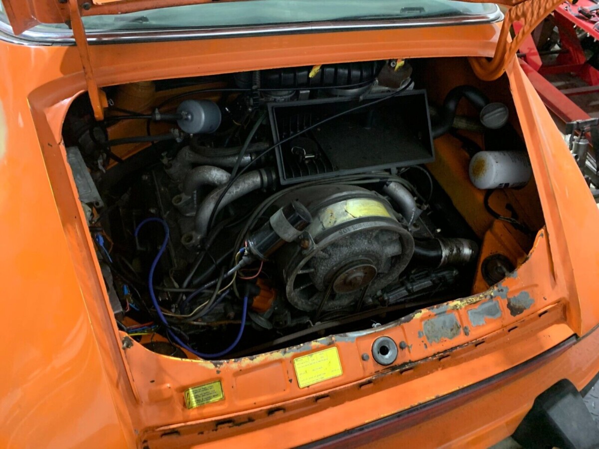911 orange engine | Barn Finds