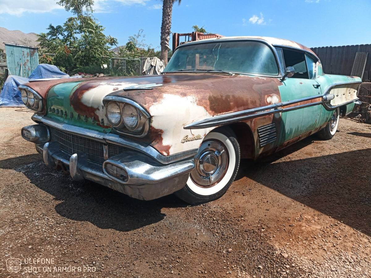 1958 Pontiac Bonneville front Barn Finds