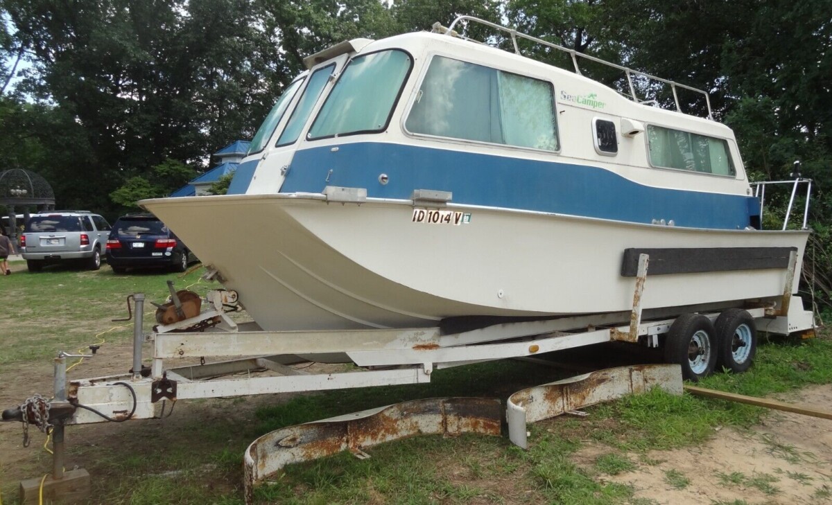 Houseboat/RV Combo! 1972 SeaCamper Barn Finds