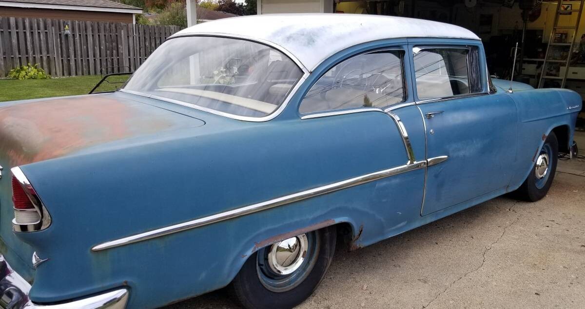 Delray Club Coupe 1955 Chevrolet 210 Barn Finds