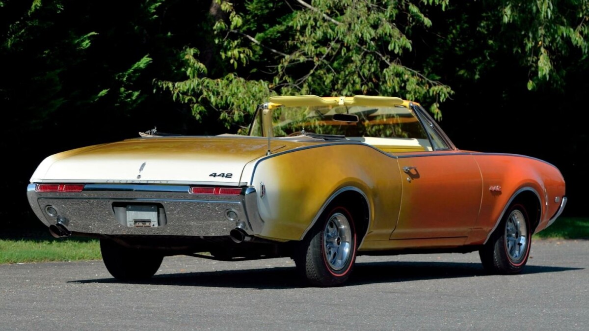 1968 Oldsmobile 442 Mod Rod Rear Barn Finds