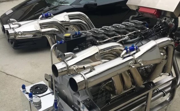 Lambo Boat: Lamborghini V12 Marine Engine | Barn Finds