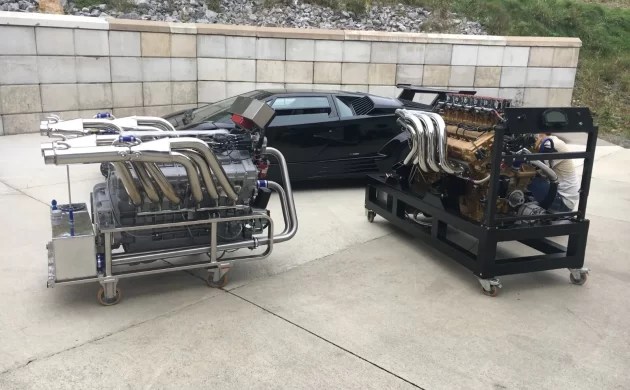 Lambo Boat: Lamborghini V12 Marine Engine | Barn Finds