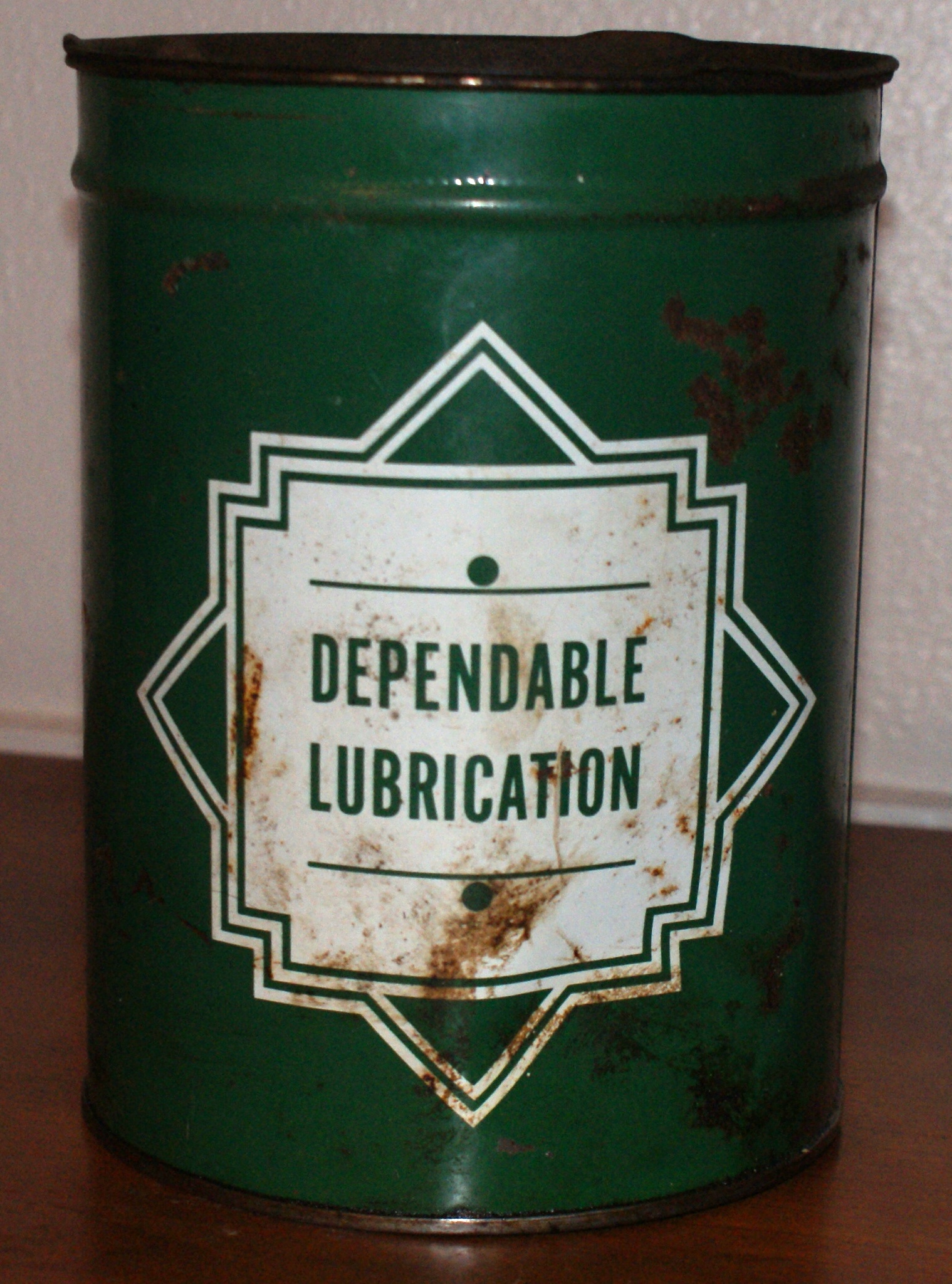 Quaker State oil can barnfreshfinds