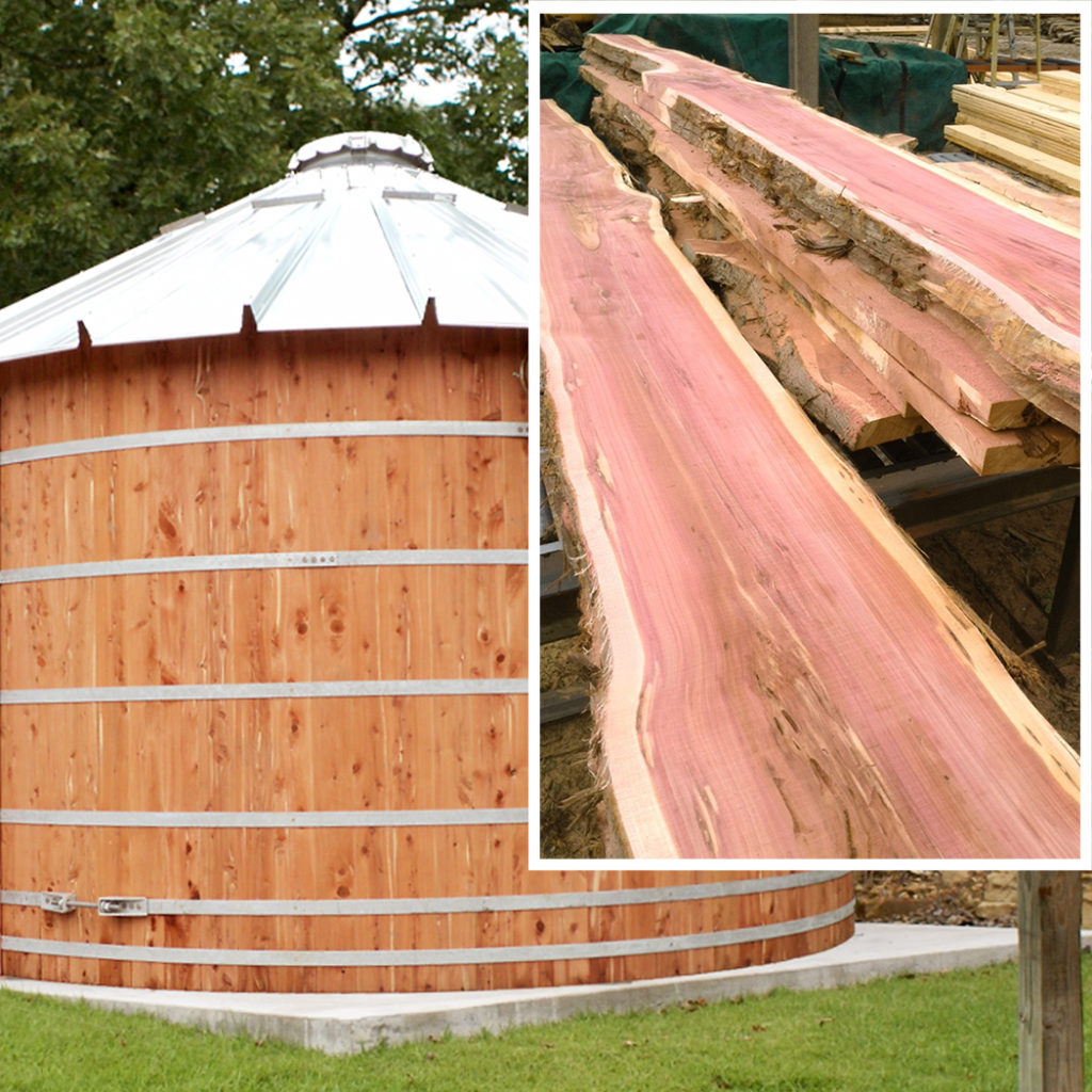 TimberTank® Wooden Water Storage Tank Barn Pros