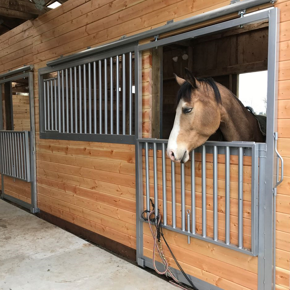 DropDown Steel Horse Stall Front & Door Package Barn Pros Barn Pros