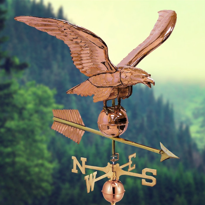 Large Eagle Rooftop Weathervane for cupola Barn Pros
