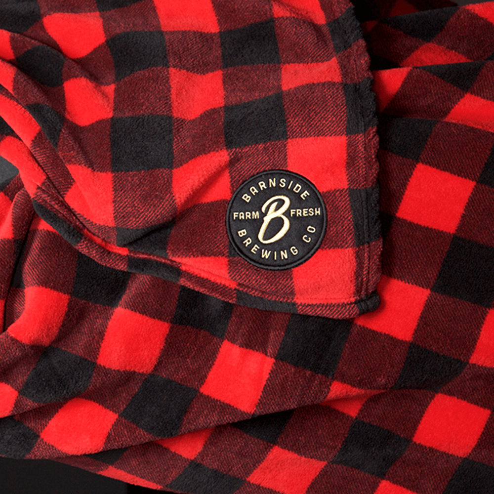 Barnside Red Plaid Blanket Barnside Brewing