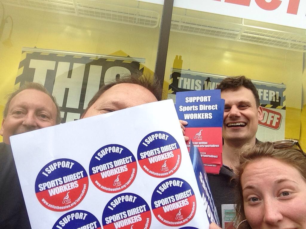 National Day of Action against Sport Direct’s Shameful Work Practices