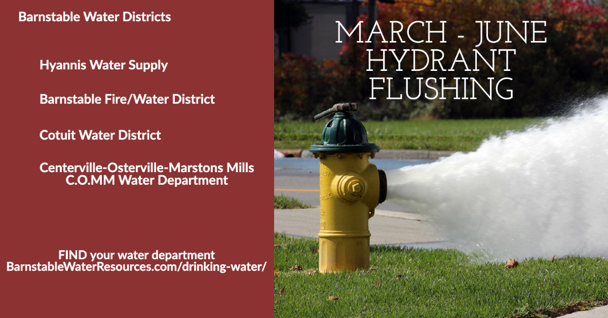 COMM WATER DEPT. WATER MAIN FLUSHING NOTICE Barnstable eNews
