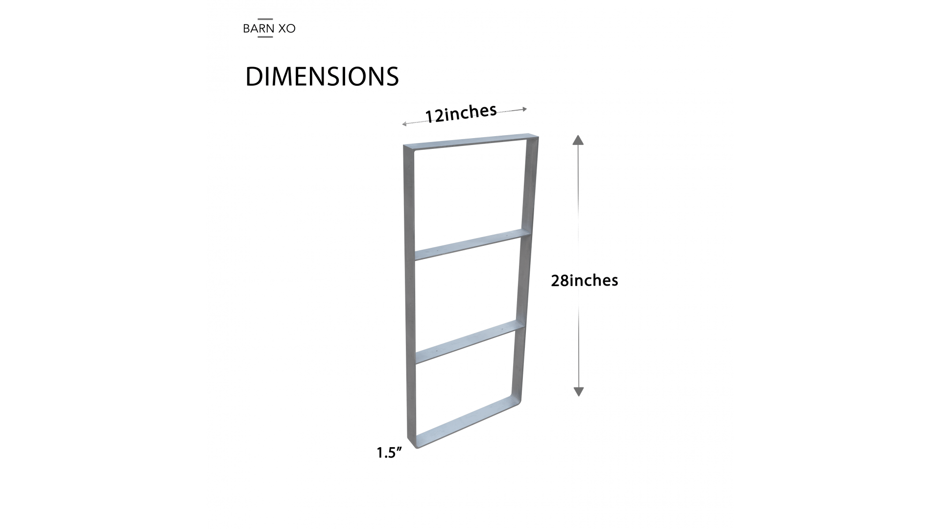 DIY U shape for Two Shelfs
