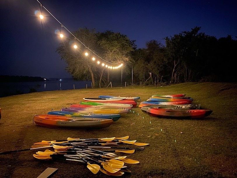 Home Kayaking in Vadodara Riverside Cafe