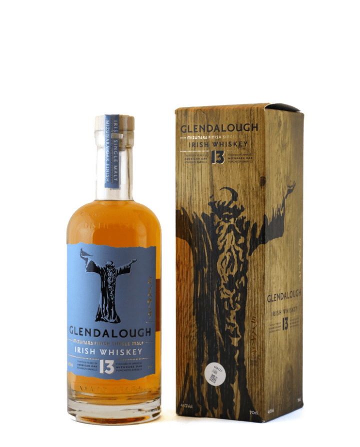 Glendalough 13 Year Old Irish Whiskey Mizunara Oak Finish 70cl Baron Bottle