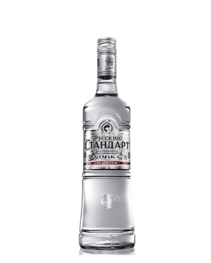 Russian Standard Vodka Silver Platinum70cl Baron Bottle