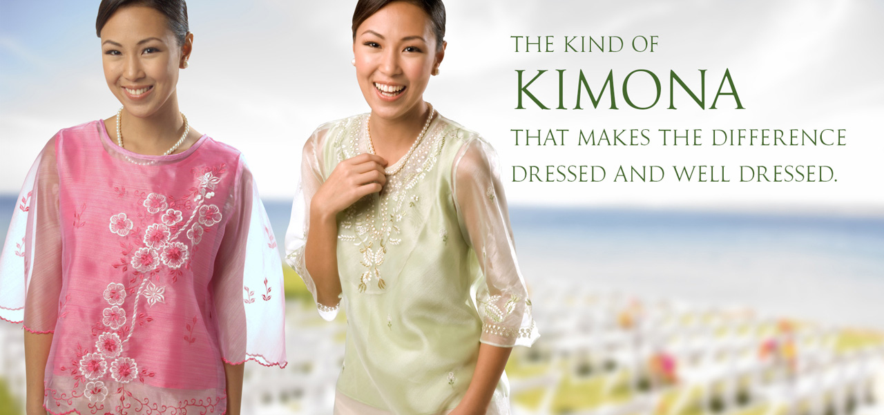 Kimona Filipino Traditional Dress