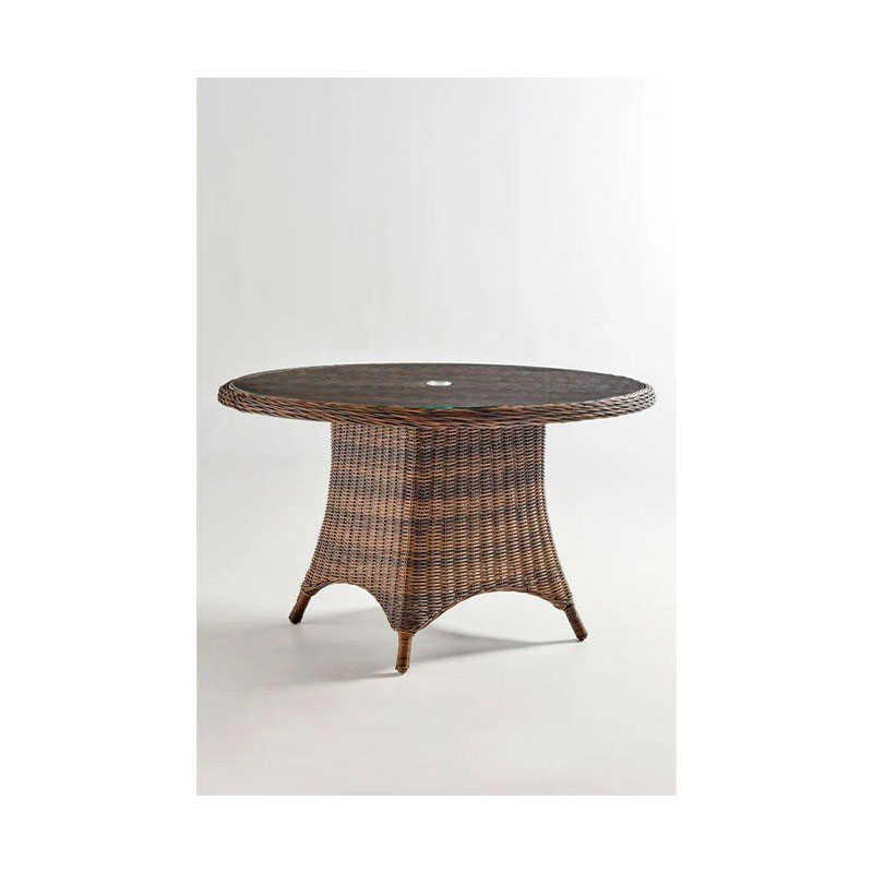 rattan outdoor table