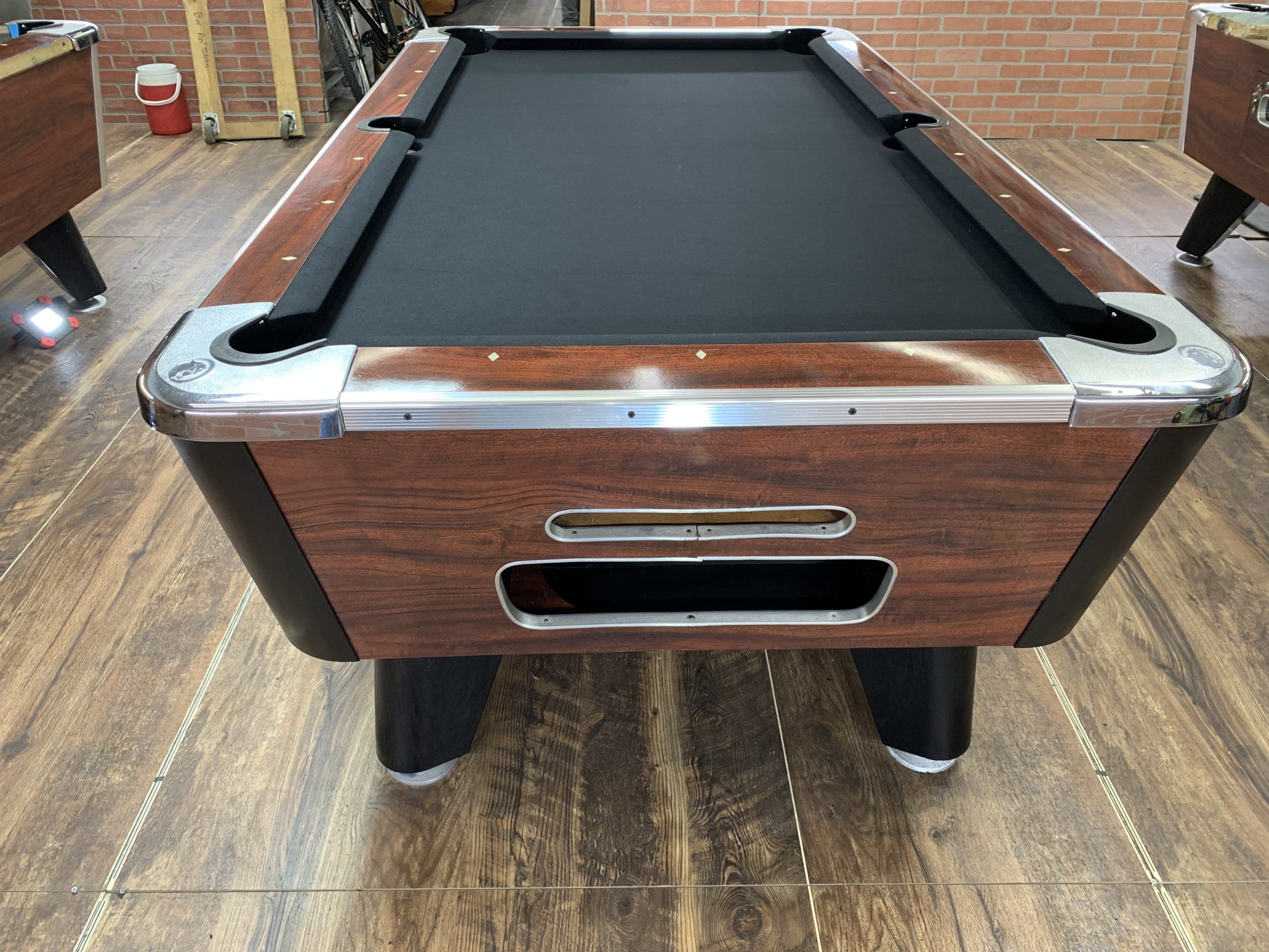 Used Coin Operated Pool Table 110119B Used Coin Operated Bar Pool Tables