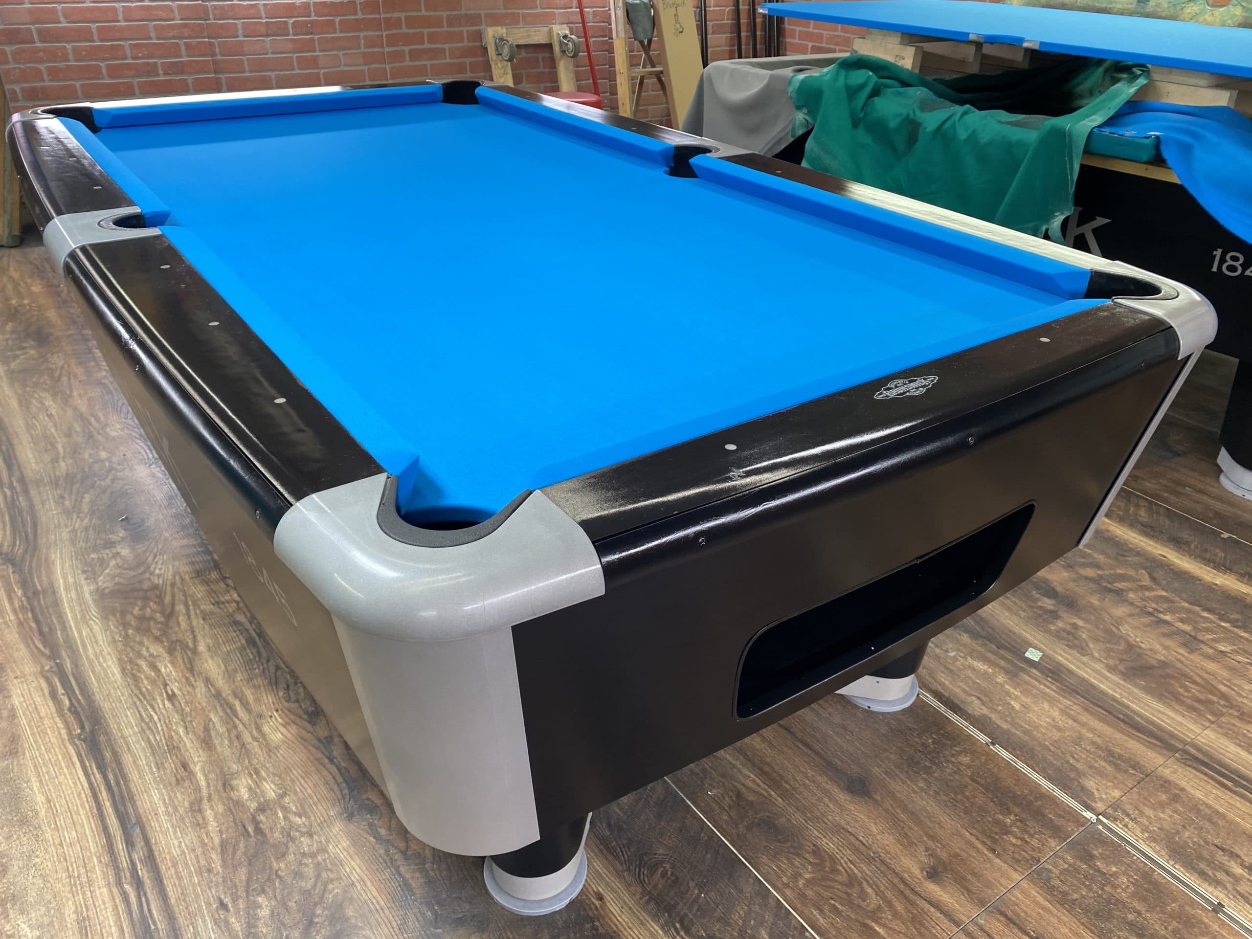 Used Coin Operated Pool Table 021320C Used Coin Operated Bar Pool Tables